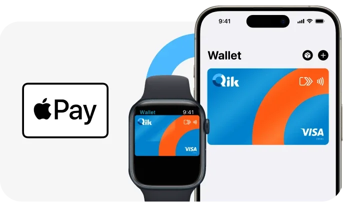 Apple Pay Tarjeta de Débito Qik